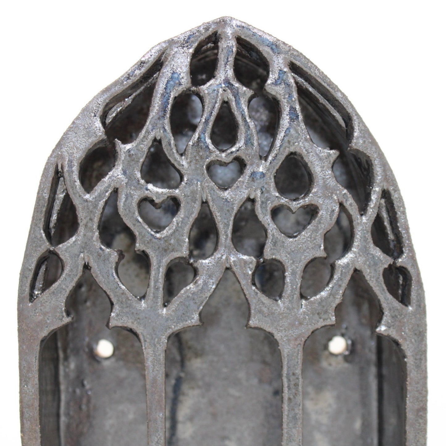 𝒮𝑎𝑐𝑟𝑒𝑑 ℋ𝑎𝑣𝑒𝑛 | Handcrafted Gothic Cathedral Ceramic Shrine | Spiritual Decor & Candle Holder | Unique Art Piece