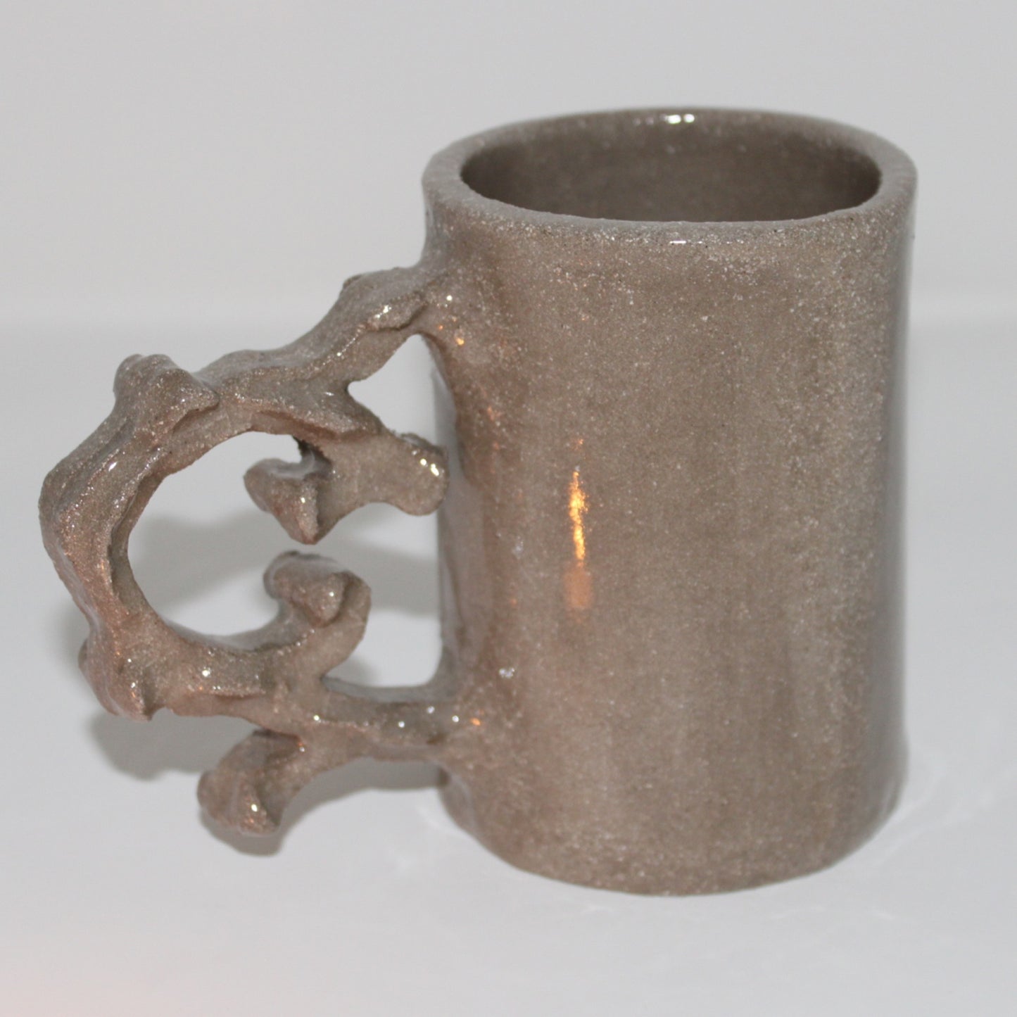 𝒩𝑜𝑐𝑡𝑢𝑟𝑛𝑒 ℳ𝑢𝑔 𝒩𝑜.𝟷 | Handmade Gothic-Style Ceramic Mug | Unique Medieval Handle | 12-Ounce Capacity