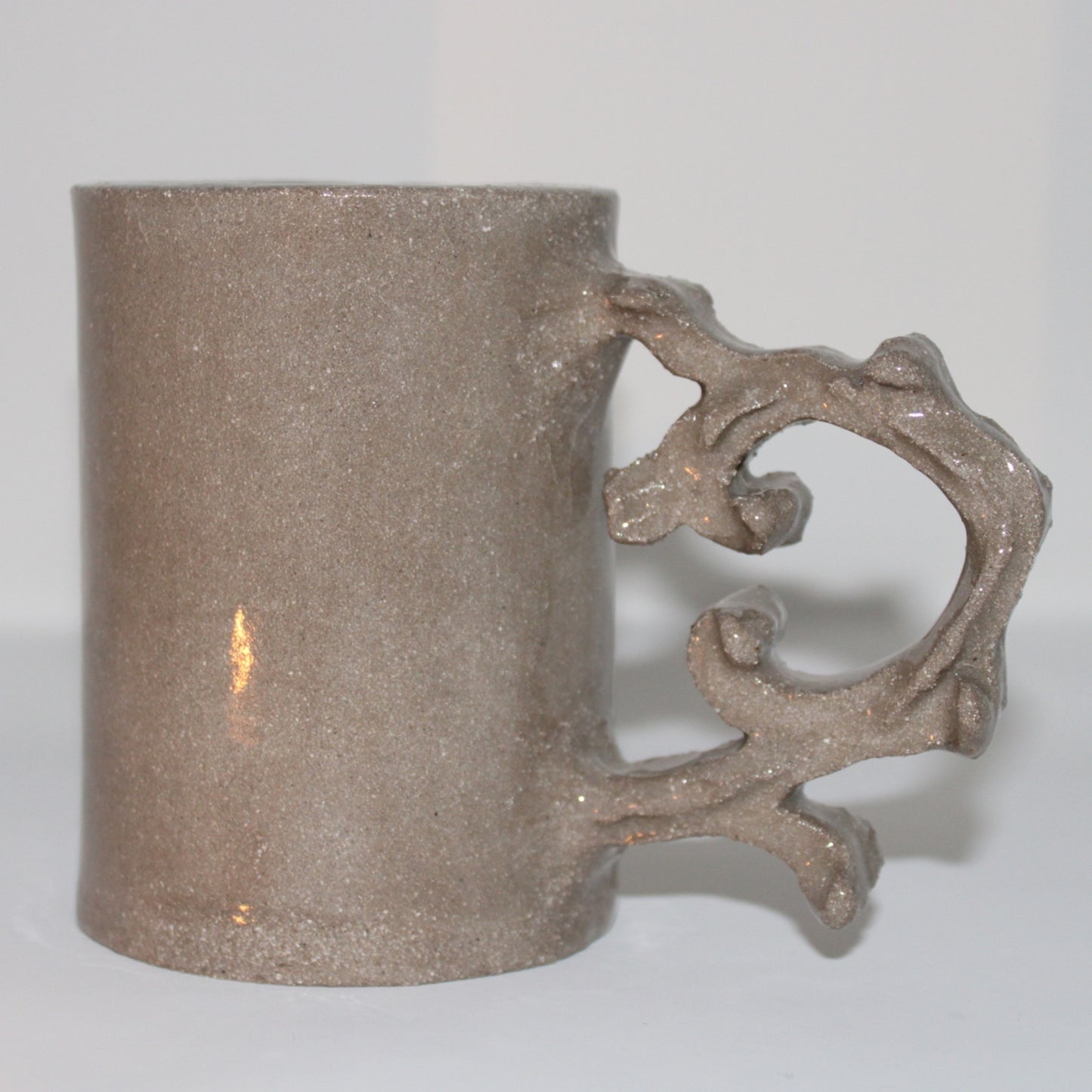 𝒩𝑜𝑐𝑡𝑢𝑟𝑛𝑒 ℳ𝑢𝑔 𝒩𝑜.𝟷 | Handmade Gothic-Style Ceramic Mug | Unique Medieval Handle | 12-Ounce Capacity